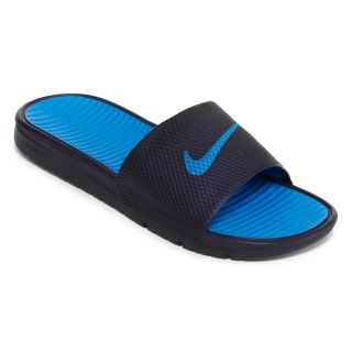 Nike Benassi Solarsoft Mens Slide Sandals, Blue