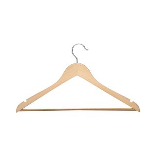 HONEY CAN DO Honey Can Do 24 Pack Nonslip Bar Wood Suit Hangers