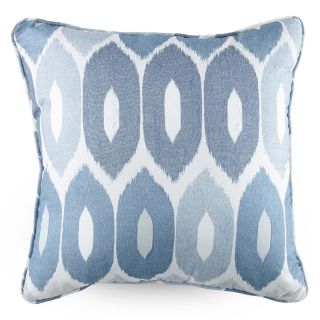 Lantana 16 Square Decorative Pillow, Blue