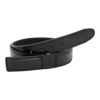 Carhartt Black Leather Scratchless Belt, Mens