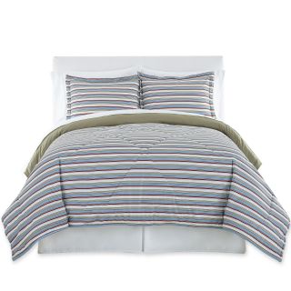 Micro Flannel Comforter Mini Set, Awning Stripe