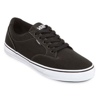 Vans Winston Mens Skate Shoes, Black/White