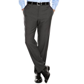 Haggar Eclo Smart Fiber Flat Front Dress Pants, Gray, Mens