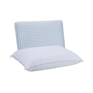 Authentic Comfort Blue Caress Memory Foam Pillow 2 Pack