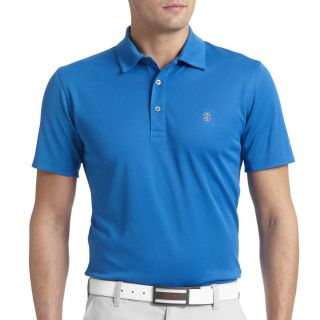 Izod Golf Solid Pieced Polo, Skydiver, Mens