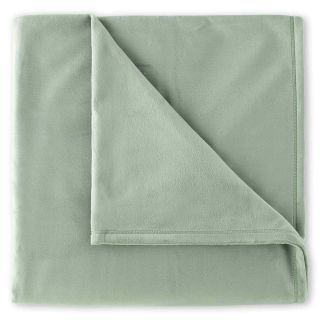 Vellux Plush Blanket, Sage