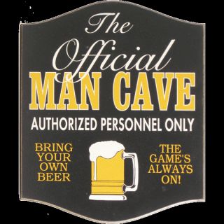 Small Official Man Cave Sign