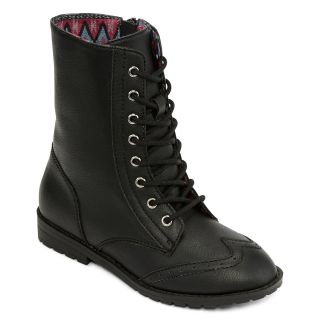 K9 By Rocket Dog K9 Risa Girls Casual Lace Up Boots, Black, Girls
