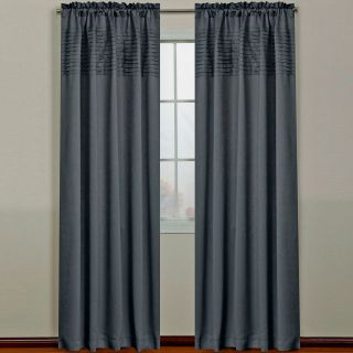 Landford Rod Pocket Curtain Panel, Charcoal