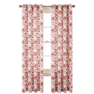 JCP Home Collection  Home Flora Grommet Top Cotton Curtain Panel,