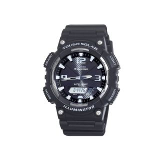 Casio Tough Solar Sport Mens Black and Gray Multifunction Watch