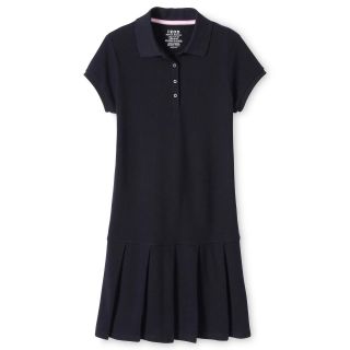 Izod Piqué Polo Dress   Girls 4 16 and Girls Plus, Navy, Girls