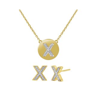 ONLINE ONLY   Diamond Addiction Diamond Accent X Pendant & Earrings Set,