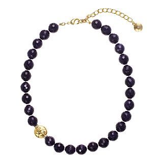 ROX by Alexa Color Treated Purple Jade Bead Necklace, Womens