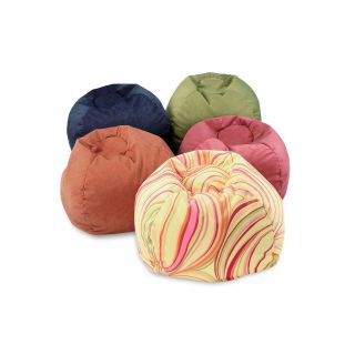Microsuede Beanbag Chairs, Yellow
