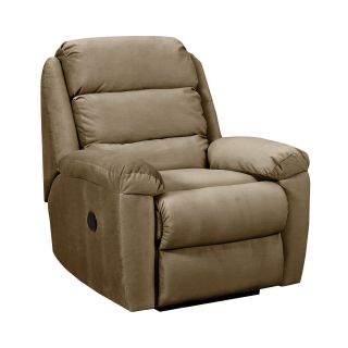 Lanier Fabric Recliner, Primo Mocha