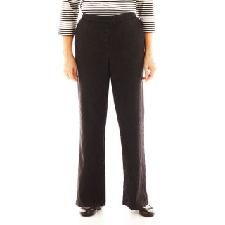 Alfred Dunner Dover Cliffs Pull On Pants, Black, Womens