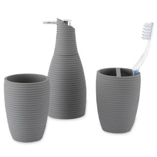 Forest 3 pc. Bath Accessory Set, Grey