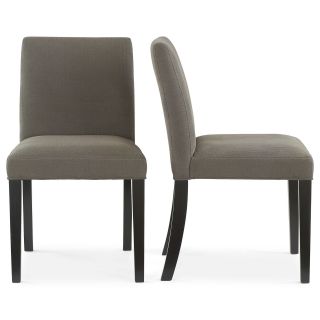 Tribeca Set of 2 Side Chairs, Gray