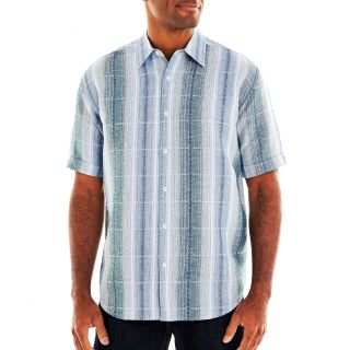 The Havanera Co. Plaid Shirt, White, Mens