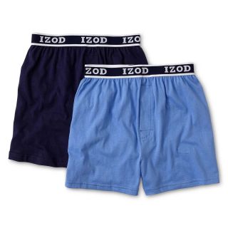 Izod 2 pk. Knit Boxers   Boys 8 20, Blue, Boys