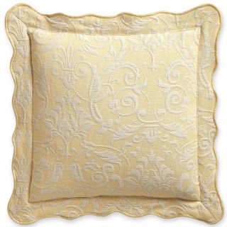 ROYAL VELVET Coralie 16 Square Decorative Pillow, Cream