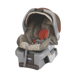 Graco Forecaster SnugRide Infant Car Seat, Orange/Tan
