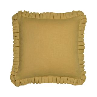 Waverly Archival Urn 20 Pleated Square Decorative Pillow, Yellow
