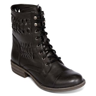 A.N.A Taken Lace Up Boots, Black, Womens