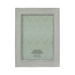 Jewel Picture Frame, White