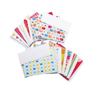 Box of Cards & Envelopes Bright Print