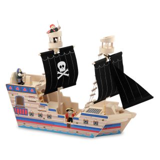 Melissa & Doug Deluxe Pirate Ship Set