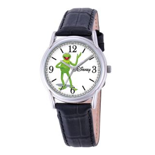 Disney Cardiff Mens Kermit the Frog Brown Leather Watch