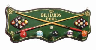 Billiards Coat Rack