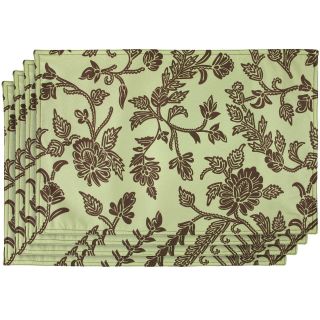 Park B Smith Floral Swirl Placemats   Set of 4
