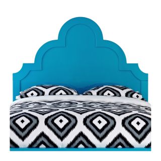 HAPPY CHIC BY JONATHAN ADLER Crescent Heights Lacquer Headboard, Teal