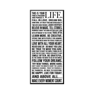 ART This is Your Life Print Wall Art