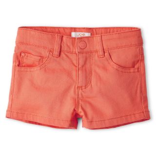 JOE FRESH Joe Fresh Colored Shorts   Girls 1t 5t, Orange, Orange