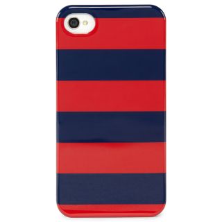 Case Scenario Cover for iPhone 4, Red/Blue, Mens