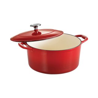 TRAMONTINA Gourmet 5  qt. Enameled Cast Iron Covered Round Dutch Oven