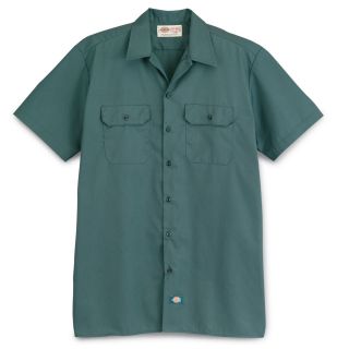 Dickies Short Sleeve Workwear Shirt, Navy, Mens