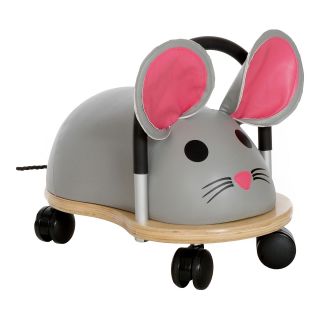 PRINCE LIONHEART Wheely Mouse Ride On Toy   Large, Grey