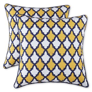 Azzure 2 pk. Decorative Pillows, Yellow