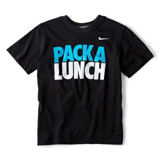 Nike Graphic Tee   Boys 8 20, Pack Lunch blk, Boys
