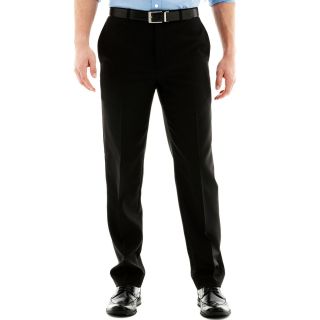 CLAIBORNE Slim Fit Flat Front Suit Pants, Black, Mens