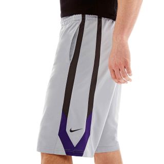 Nike Dri FIT Unified Basketball Shorts, Purple/Grey, Mens
