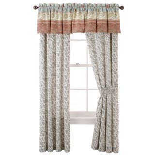 Home Expressions Jacobean Stripe Curtain Panel Pair