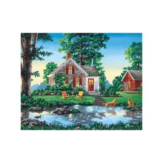 Paint By Number Kit 20X16  Summer Cottage
