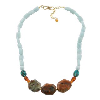 Art Smith by BARSE Faceted Multi Gemstone Necklace, Womens