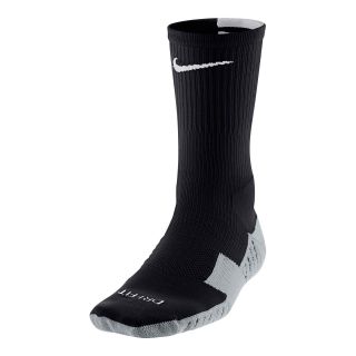 Nike Soccer Crew Socks, Black/White, Mens